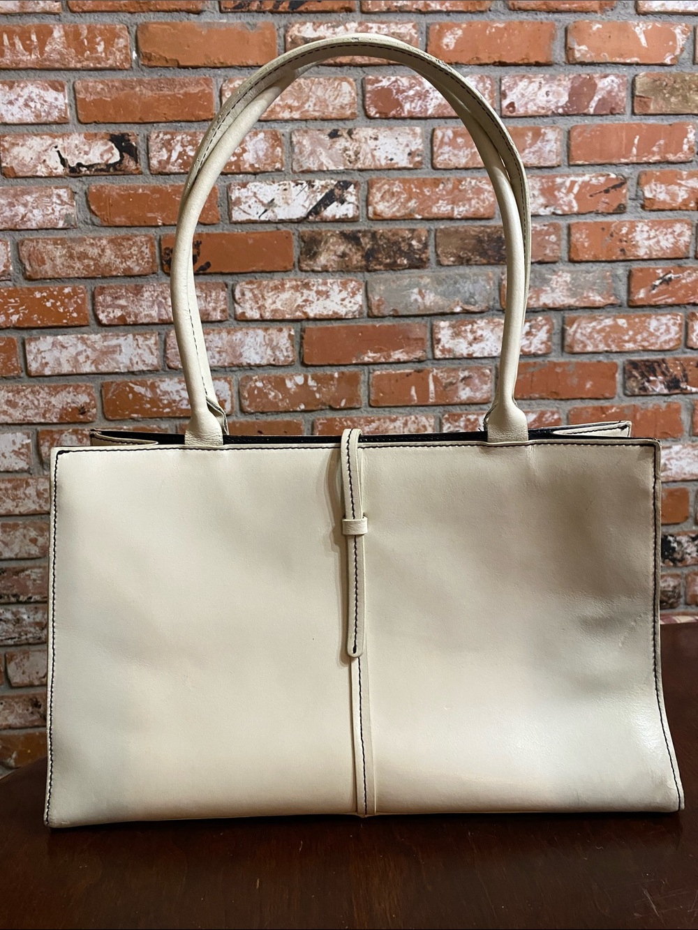 Wilsons Leather white Tote Bag